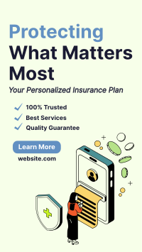 Insurance Investment Plan Instagram Story