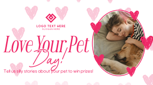 Retro Love Your Pet Day Animation Image Preview