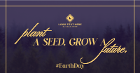 Earth Day Green Nature Facebook Ad