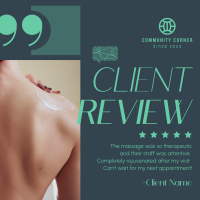 Spa Client Review Instagram Post