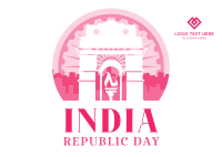 Republic Day Celebration Postcard