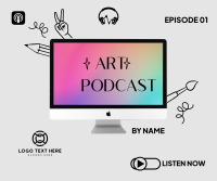 Art Podcast Episode Facebook Post