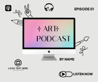 Art Podcast Episode Facebook Post