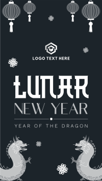 Lucky Lunar New Year Facebook Story