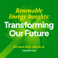 Renewable Energy Seminar Linkedin Post