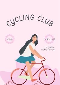 Bike Club Illustration Flyer