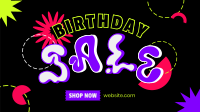 Hippie Birthday Sale Facebook Event Cover