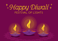 Happy Diwali Postcard
