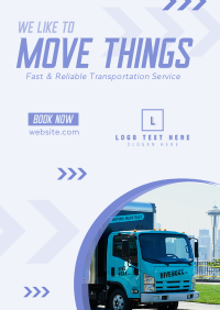 Trucking Service Company Flyer