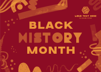 Black History Celebration Postcard