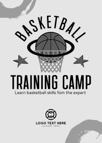 Train Your Basketball Skills Flyer