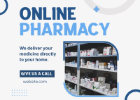 Pharmacy Delivery Postcard