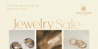 Luxurious Jewelry Sale Twitter Post