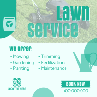 Lawn Care Professional Instagram Post