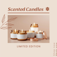 Limited Edition Scented Candles Instagram Post