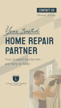 Trusted Handyman Instagram Story