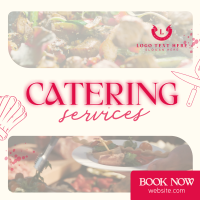 Savory Catering Services Linkedin Post Design