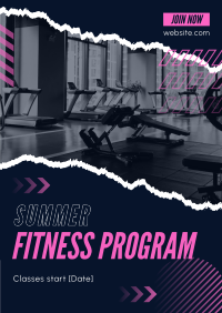 Ripped Off Summer Fitness Flyer