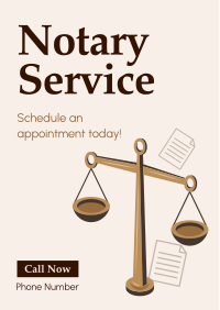 Professional Notary Services Flyer