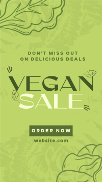 Trendy Vegan Sale Instagram Reel