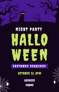 Spooky Midnight Sale Invitation