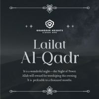 Peaceful Lailat Al-Qadr Instagram Post Image Preview