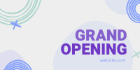 Contemporary Grand Opening Twitter Post