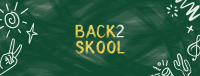 Back 2 Skool Facebook Cover Image Preview