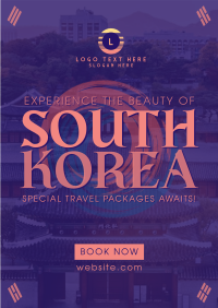 Korea Travel Package Poster