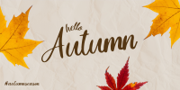 Autumn Leaves Twitter Post