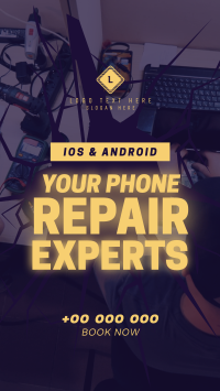 Phone Repair Experts Instagram Reel Image Preview