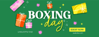 Playful Boxing Day Facebook Cover Image Preview