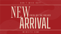 Minimalist New Arrival Facebook Event Cover