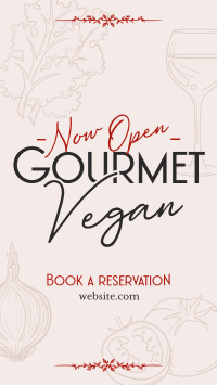 Gourmet Vegan Reservation YouTube Short