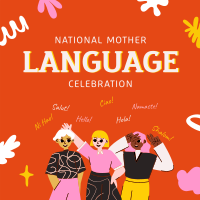 Celebrate Mother Language Day Linkedin Post Design