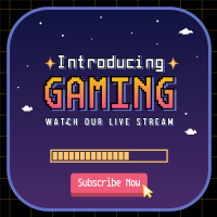Introducing Gaming Stream Instagram Post