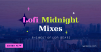 Lofi Midnight Music Facebook Ad