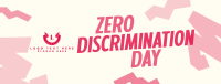 Playful Zero Discrimination Day Facebook Cover