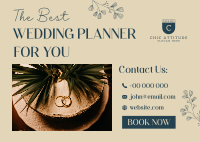 Boho Wedding Planner Postcard Image Preview