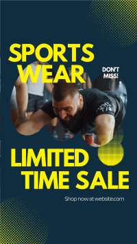 Sportwear Promo Facebook Story