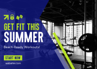 Get Fit This Summer Postcard