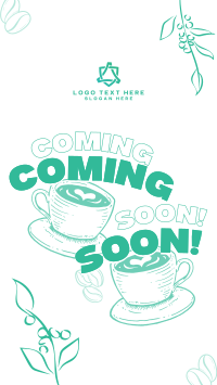 Cafe Coming Soon Facebook Story