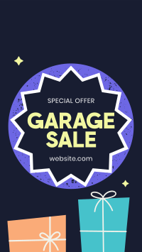 Garage Sale Ad Facebook Story