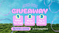 Giveaway Quirky Bubbles Facebook Event Cover