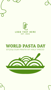 Tasty Pasta Vector Instagram Story