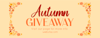 Autumn Giveaway Post Facebook Cover