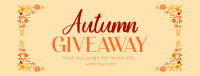 Autumn Giveaway Post Facebook Cover Image Preview