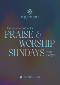 Sunday Worship Flyer