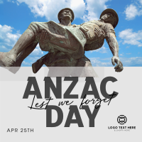 Anzac Day Soldiers Instagram Post