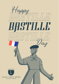 Hey Hey It's Bastille Day Flyer